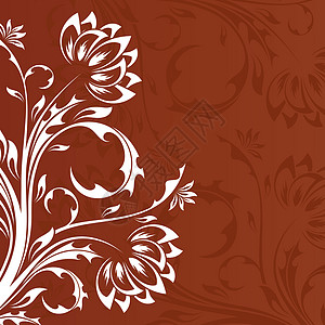 B 植物背景摘要装饰叶子风格创造力插图装饰品红色图片