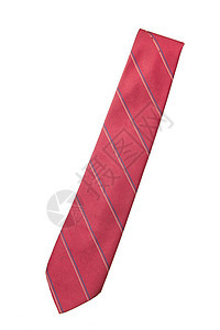 红色带条的领颈领带衣服衣领脖子衣柜衬衫白色商业办公室套装丝绸背景图片