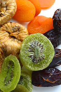 干枯水果食物甜食干枣猕猴桃绿色干货健康饮食橙子图片