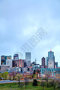 丹佛市下城摩天大楼天际合作社首都城市建筑学天空图片