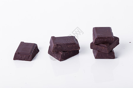 甜甜巧克力白色营养饮食可可美食健康糖果甜点食物棕色图片