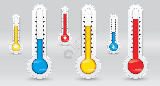 3个温度计不同温度的温度计 测量诊断结果指示药品天气发烧药店气象学家摄氏度医院湿度乐器图片