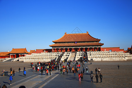 中国北京紫禁城寺庙 中国北京建筑学城市王朝旅游蓝色遗产宗教博物馆世界帝国图片