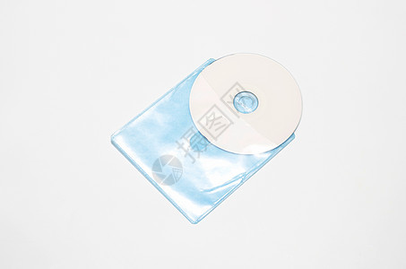 蓝色塑料Dvd案件软件包装袖珍贮存磁盘盒子空白车厢圆圈视频图片