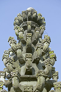 马萨斯瓦德附近的长瓦特什瓦尔寺的Deepmala亮柱偶像文化宗教游客雕塑光柱活动工艺建筑仪式背景图片