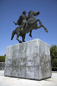 亚历山大大帝雕像纪念碑建筑考古学建筑物地方历史皇帝文化雕塑骑兵图片