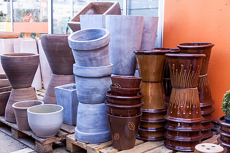 陶瓷花盆零售红陶高清图片