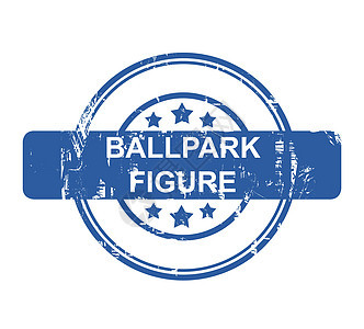 Ballbark图形商业概念邮票图片