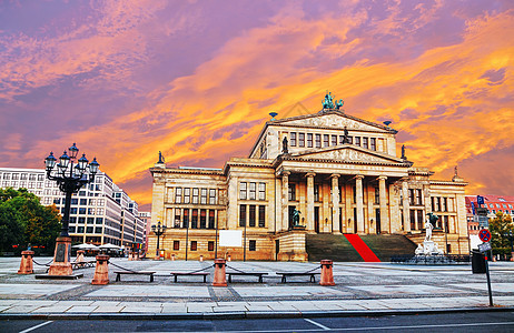 柏林广场音乐厅Konzerthaus城市音乐厅雕像建筑文化首都地标大教堂旅游旅行图片