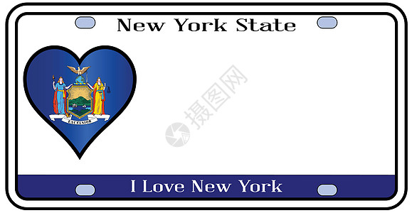 纽约州登记美国高清图片