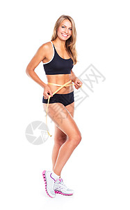 测量美丽大腿完美形状的妇女人数百分比营养躯干尺寸重量饮食数字腹部皮肤组织腰围图片