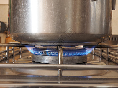 锅炉加汤锅软垫火焰食物厨房美食气体炊具煤气灶营养平底锅图片