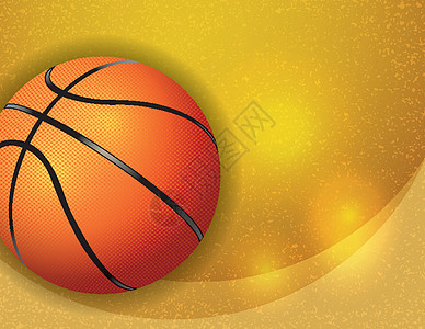 背景的篮球 插图背景图片