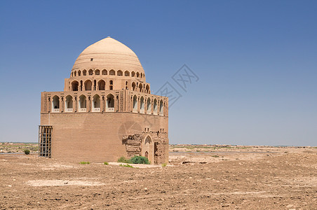 土库曼斯坦寺庙岩石地标石头沙漠历史圆顶图片