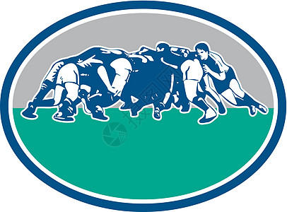 橄榄联盟运动插图椭圆形玩家橄榄球艺术品游戏杯子团队图片