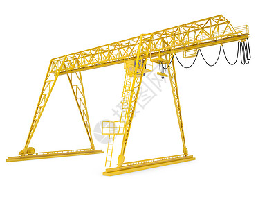 黄麻桥起重机 半转控制高度框架高架重量电缆力量铁路工业柱子图片