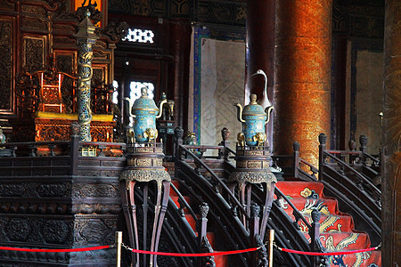 中国北京紫禁城寺庙 中国北京王朝天空地标旅游文化遗产博物馆城市历史建筑图片