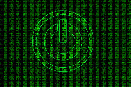 二进制代码抽象技术主题背景有力量但数字插图电路圆形金属按钮电气母板电子产品圆圈背景图片
