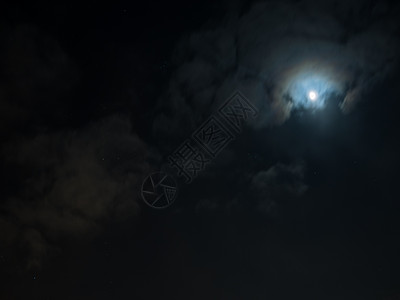 夜与星宿和月亮横幅艺术天文学框架墙纸天空女孩月光宇宙蓝色图片