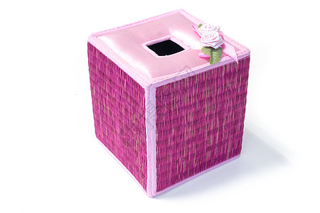 由鸭草编织的编织品 用鸭草制成手工白色杂草篮子手工业空白粉色工艺盒子组织图片