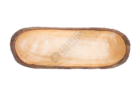 由木制成的容器 托盘 坚果壳形状木板木头白色棕色水平厨具手工服务竹子盘子图片