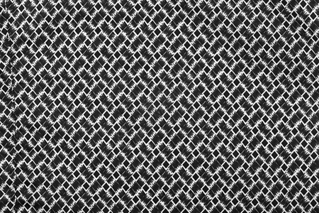 织物上的抽象几何黑白打印装饰品墙纸棉布编织材料黑色白色条纹灰色古董图片