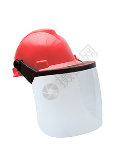 红色建筑头盔图片