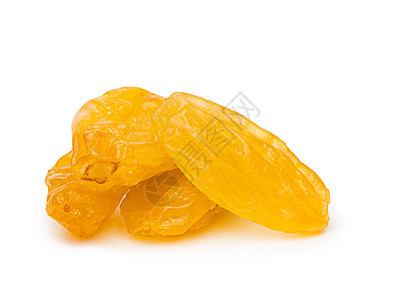 白色背景的黄葡萄干被隔离团体美食小吃食物饮食金子葡萄干水平橙子水果图片