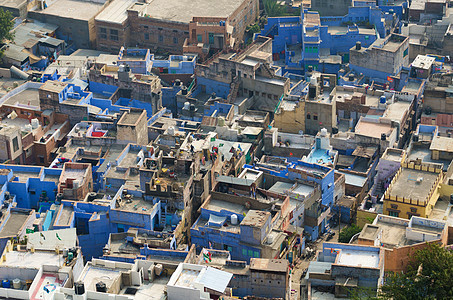 约德普尔著名的蓝色城市图片