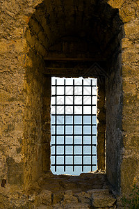 拱形城堡建筑古董窗户旅行石头框架历史入口走廊建筑物图片