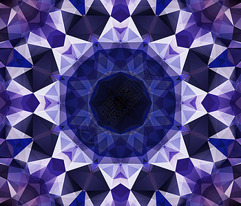 民族形态 抽象的乳胶球圆圈创造力水晶紫色装饰品毯子蓝色装饰万花筒风格图片