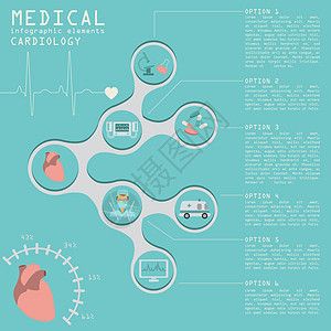 医学和保健信息 心脏病信息学信息图注射器高血压图表心脏病学解剖学医院科学插图身体骨骼图片