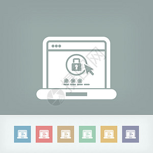 计算机密码代码犯罪保障安全插图警卫笔记本封锁秘密网络图片