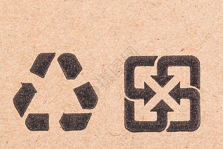 纸箱中易碎的绿色点符号回收包装生态棕色卡片绿点商业环境纸板纸盒图片