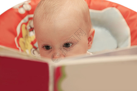 带书的小女孩对象智力好奇心乐趣孩子阅读儿童小男孩背景图片