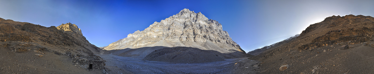 塔吉克斯坦概况风景美丽岩石阳光水平丘陵山脉远足全景图片