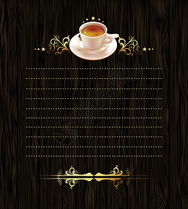 咖啡杯咖啡早餐卷曲插图风格框架巧克力线条杯子阴影图片