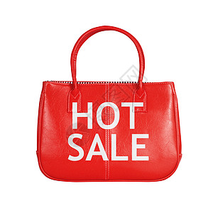 白色上分离的销售袋设计元件购物拍卖零售商品交易红色销售量图片