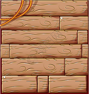 带绳索的木本背景控制板插图风化木板木材木头桌子木纹棕色边界图片