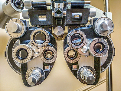 光眼观察场试验设备眼睛站测试装置眼镜配镜师验光机考试护理验光医生验光师近视眼科图片