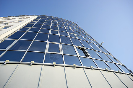 办公大楼的玻璃面孔背景图片