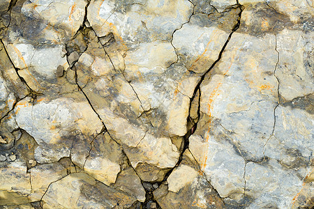 山河河床的含层岩表表 以及溪流地层砂砾碎屑材料渠道订金碎石砂岩层压图片