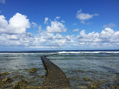太平洋沿岸的落基海岸 台北肯廷日落热带旅行海滩蓝色天空珊瑚海浪岩石旅游图片