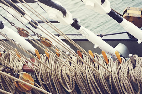 船舶装船运输绳索血管帆船游艇海洋巡航旅行航行航海图片