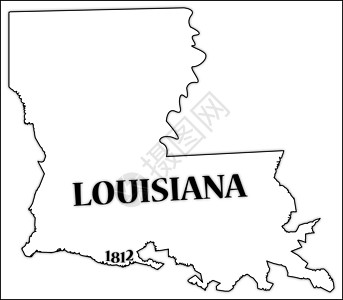 路易斯安那州和日期背景图片