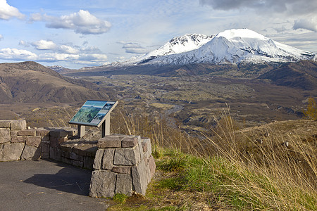 圣海伦山在日落时的景色模式火山湍流大自然森林空间树木侵蚀植物天气图片