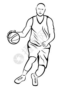 篮球运动员在 actio图片