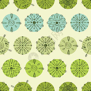 矢量抽象绿色绿点条纹无缝模式反形图片