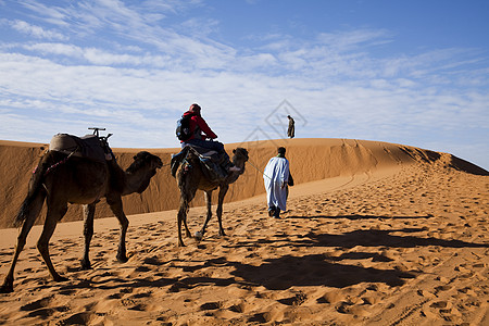 沙漠景观 多彩 充满活力的旅行主题全景橙子干旱闷热红色口渴黄色沙丘勘探阴影图片