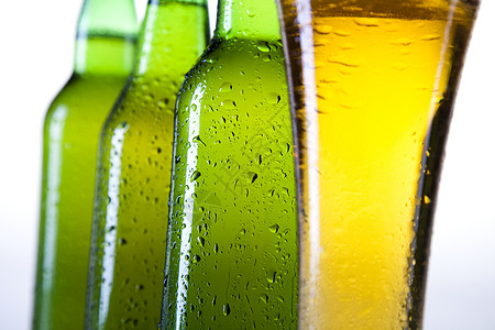 啤酒瓶 明亮活跃的酒精主题静物啤酒厂背光酒吧啤酒酒馆气泡派对生活宏观图片
